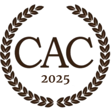 A Wreath with the words "CAC 2025" on it to celebrate the Chanticleer Author's Conference!